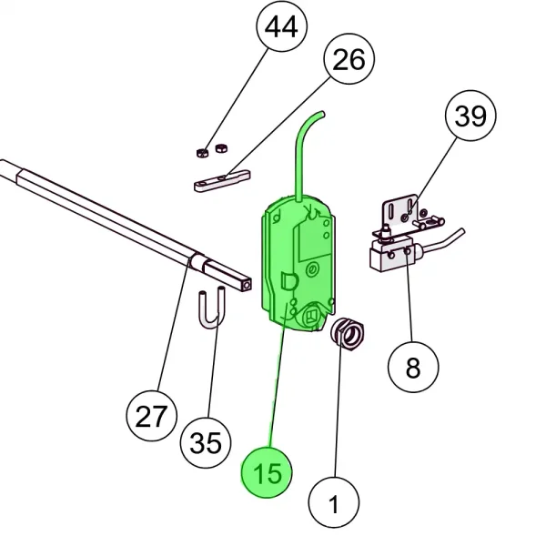 ETA HACK 20-90 / PE-K 32-90 Austausch-Set für Rostklappe