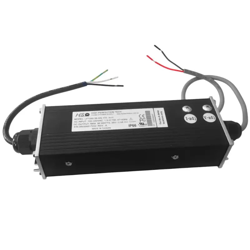 HS LP1090-36-GG-170 LED-Treiber, 96W, CV/CC, einstellbar, max. 36VDC, 2,4A, IP66