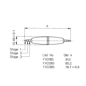 BULGIN FX0385 Leitungs-Sicherungshalter, IP66, 5x20mm, max. 10A/250V~