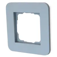 GIRA E3 BlauGrau/reinweiß, Abdeckrahmen mit...