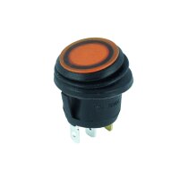 DC-Wippschalter IP65 Einbau-Ø 25mm | 1-polig...