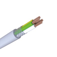 LiYCY Steuerleitung geschirmt | 4x0,75mm² Grau 10m