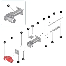 ETA Getriebemotor Pelletsaustragung / externe Entaschung...