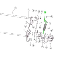 ETA HACK 20-200 / PE-K 32-220 Federhalterung mit Gleitlager