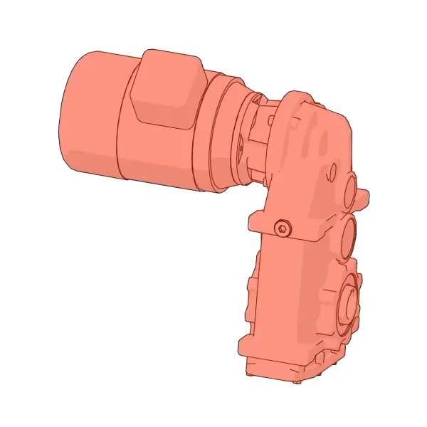 ETA Austragungsgetriebemotor für Bodenrührwerk 1,5-4m STM, 0,37kW, 3x230/400V~