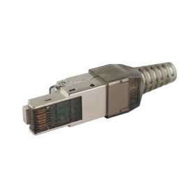 CAT.6A RJ45-Netzwerkstecker, geschirmt, feldkonfektionierbar, T568A/T568B