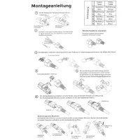 CAT.6A RJ45-Netzwerkstecker, geschirmt, feldkonfektionierbar, T568A/T568B