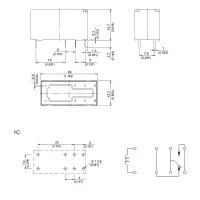 SONG CHUAN 881H-1CH-C E 12VDC Leistungsrelais | 1 Wechsler 16A 250VAC