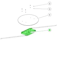 ETA 042-7760-00 Knickarmkopf komplett BG2 | HACK eHACK...