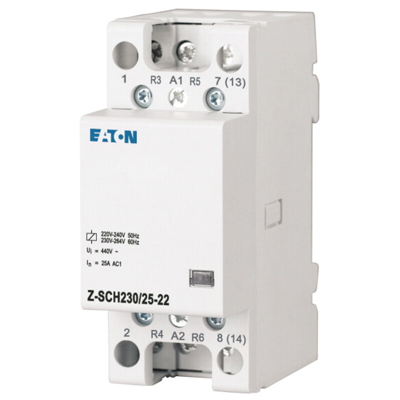4P Haushalts-AC-Schütz 32A – 2NO/2NC, AC230V, Für 35-mm-Hutschienenmontage – Sicher, Langlebig & Geräuschlos