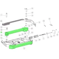 ETA 042-77B0-01 Dreharm 2 Gelenke für Knickarmkopf...