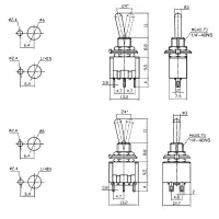 JIETONG Serie MTS Miniatur Kippschalter & Kipptaster...