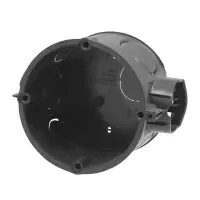 Unterputz Gerätedose Ø 60mm | Tiefe 41mm Schwarz